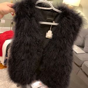 Club Monaco Jackets & Coats - Never worn genuine feather vest Club Monaco Jackets & Coats - Never worn genuine feather vest